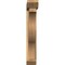 Ekena Millwork Funston Slat Rough Sawn Bracket w/ Offset Brace, Western Red Cedar, 6"W x 30"D x 38"H BKT0604X30X38FST06RWR - alternate 3